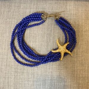 Starfish Multi-Strand Beaded Necklace